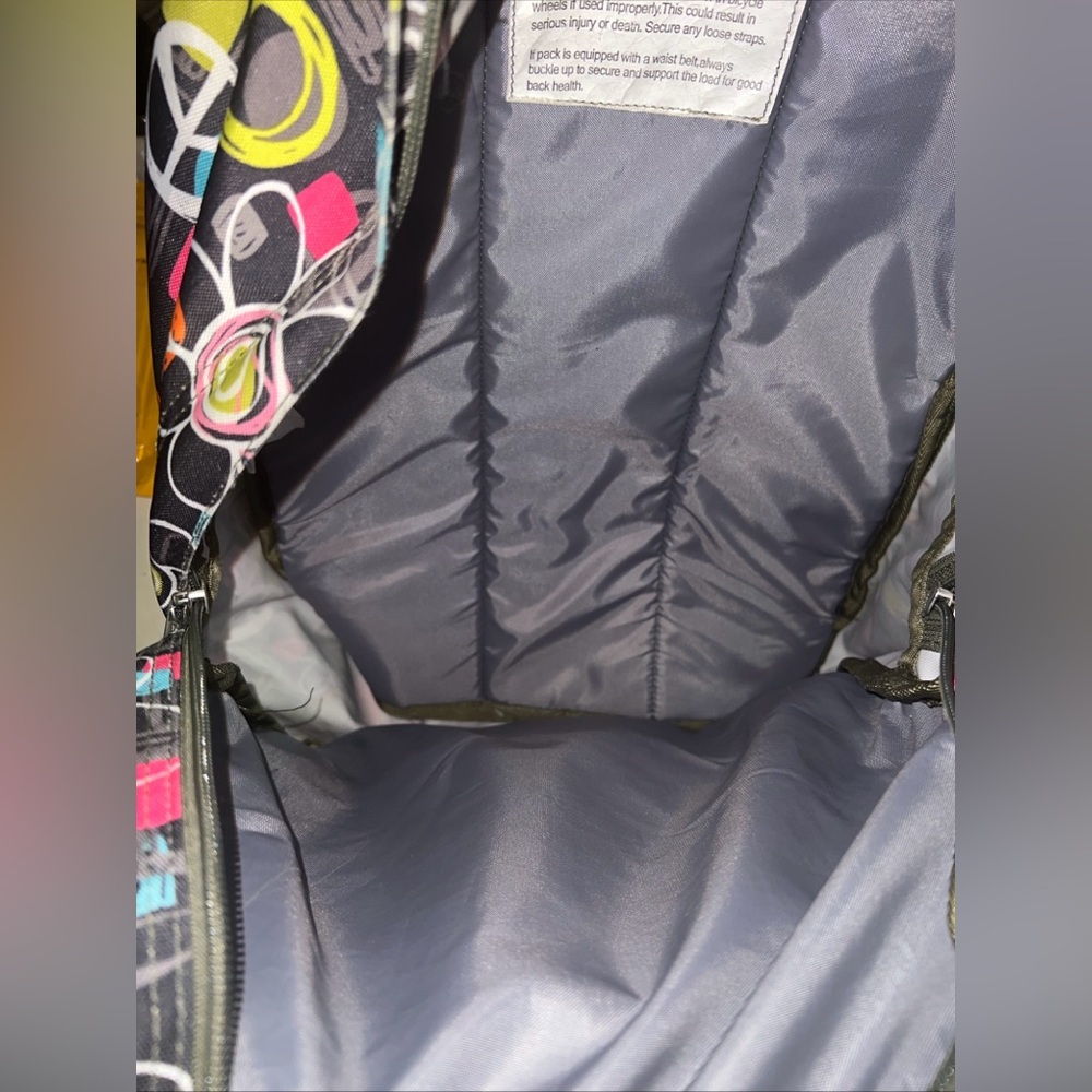 L.L. Bean Multicolor Patterned Backpack - image 5